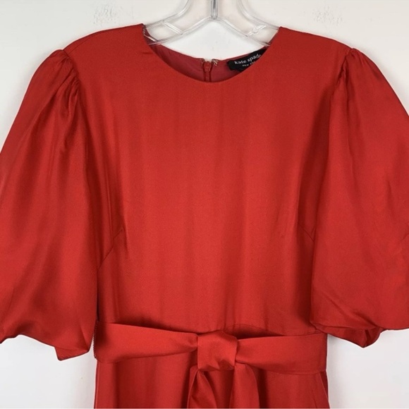 NWT Kate Spade Matinee Silk Blend Midi Dress - Picture 4 of 16